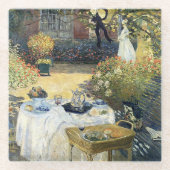 De Luncheon Claude Monet Glazen Onderzetter (Voorkant)