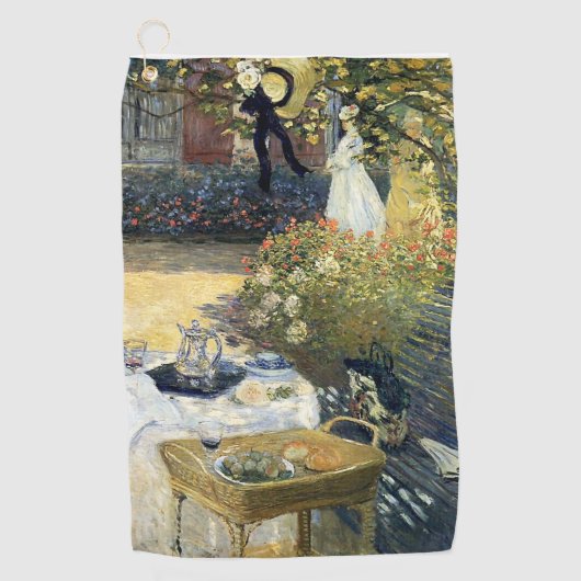 De Luncheon Claude Monet Golfhanddoek (Voorkant)