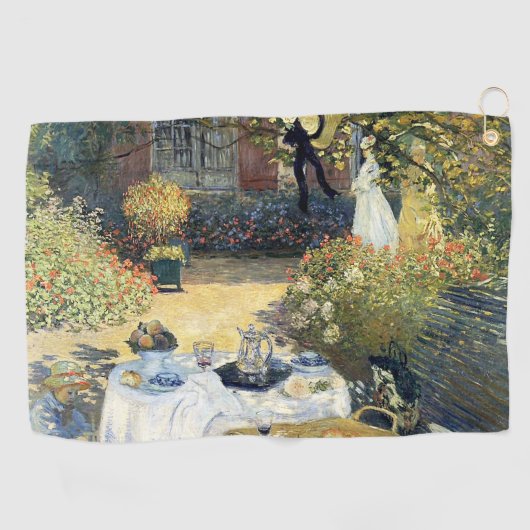 De Luncheon Claude Monet Golfhanddoek (Horizontaal)