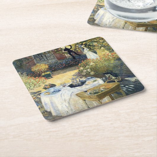 De Luncheon Claude Monet Kartonnen Onderzetters (Schuin)