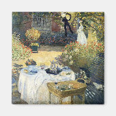 De Luncheon Claude Monet Magneet (Voorkant)