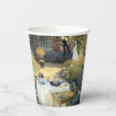 De Luncheon Claude Monet Papieren Bekers (Achterkant)