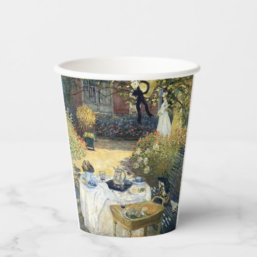 De Luncheon Claude Monet Papieren Bekers (Voorkant)