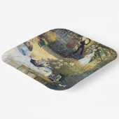 De Luncheon Claude Monet Papieren Bordje (Gebogen)