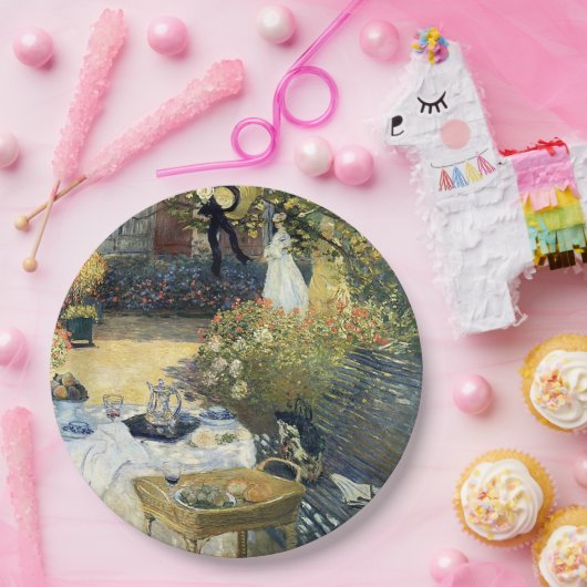 De Luncheon Claude Monet Papieren Bordje (Feest)