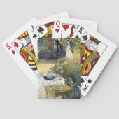 De Luncheon Claude Monet Pokerkaarten (Achterkant)