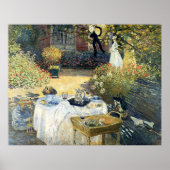 De Luncheon Claude Monet Poster (Voorkant)