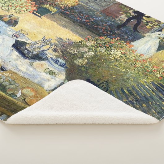 De Luncheon Claude Monet Sherpa Deken (3/4)