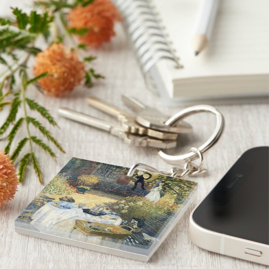 De Luncheon Claude Monet Sleutelhanger (Voorkant Rechts)