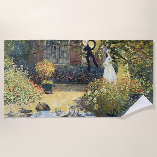 De Luncheon Claude Monet Strandlaken (Voorkant)