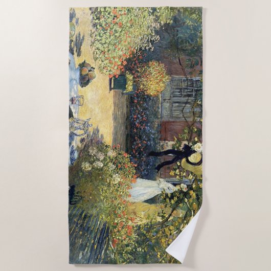 De Luncheon Claude Monet Strandlaken (Voorkant)