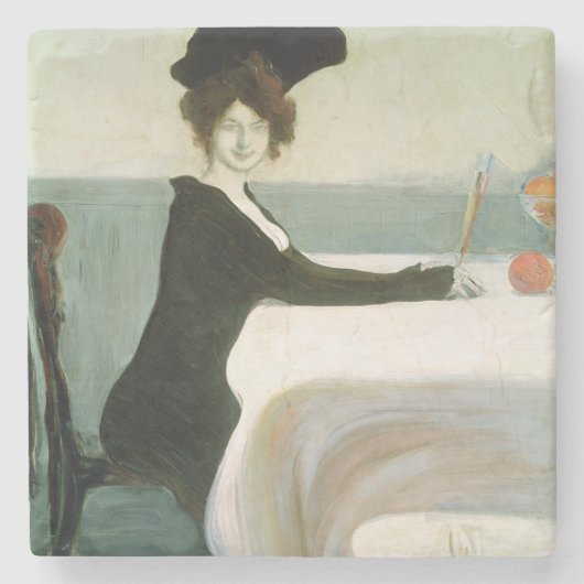 De Luncheon Stenen Onderzetter (Voorkant)