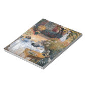 De Luncheon van Claude Monet Notitieblok (Linkerzijde)