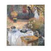 De Luncheon van Claude Monet Notitieblok (Voorkant)