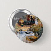 De Luncheon van Claude Monet Ronde Button 5,7 Cm (Voorkant /achterkant)