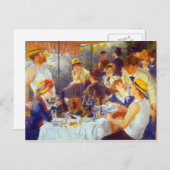 De Luncheon van Pierre Renoir Briefkaart (Voorkant / Achterkant)