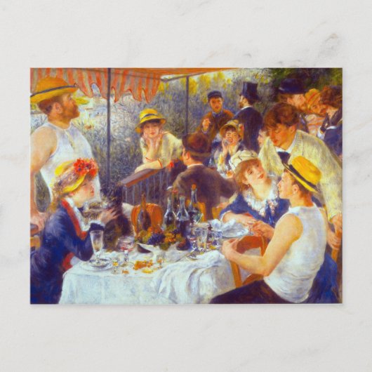 De Luncheon van Pierre Renoir Briefkaart (Voorkant)