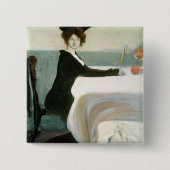 De Luncheon Vierkante Button 5,1 Cm (Voorkant)