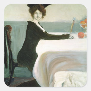 De Luncheon Vierkante Sticker