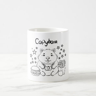 De lunchpauze van Capybara Koffiemok