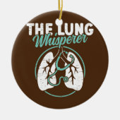 De Lung Whisperer Lungs Therapy RT Respiratory Keramisch Ornament (Voorkant)