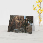 De Lure Dragon-kaart Kaart (Gele Bloem)