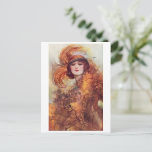 De lure van de groene ogen briefkaart (Staand voorkant)