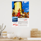 De Lurline is Hawaii Poster (Keuken)