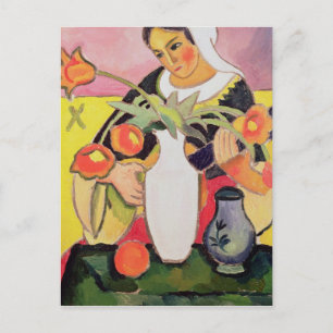 De Lute Player, 1910 Briefkaart