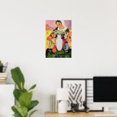 De Lute Player, 1910 Poster (Thuiskantoor)