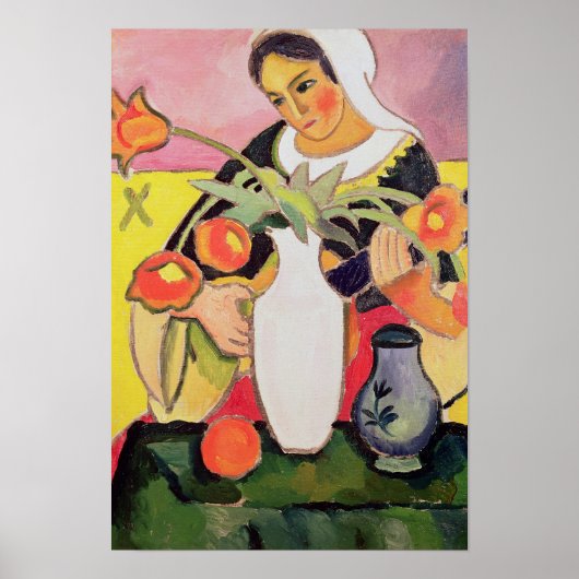 De Lute Player, 1910 Poster (Voorkant)