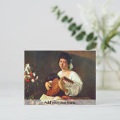 De Lute Player Briefkaart (Staand voorkant)