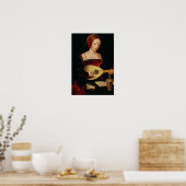De Lute Player Poster (Keuken)