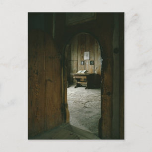De Luther-ruimte in het kasteel van Wartburg Briefkaart