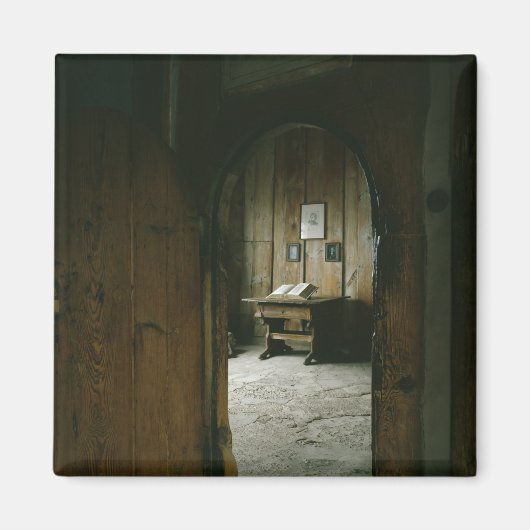 De Luther-ruimte in het kasteel van Wartburg Magneet (Voorkant)