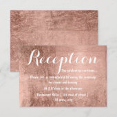 De luxe faux nam de ontvangst van het informatiekaartje (Voorkant / Achterkant)