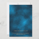 De luxe goudbruiloft van de marine redden de datum aankondiging (Achterkant)