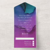 De luxe inkt die in één uitnodiging trekt (Binnen)