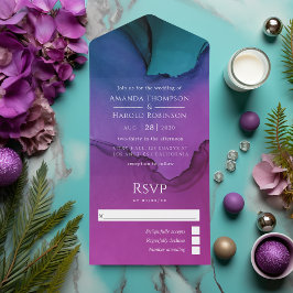 De luxe inkt die in één uitnodiging trekt