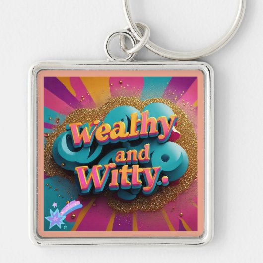 De luxe lachclub sleutelhanger (Voorkant)