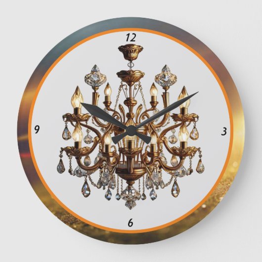 "De luxe look" Grote Klok (Voorkant)