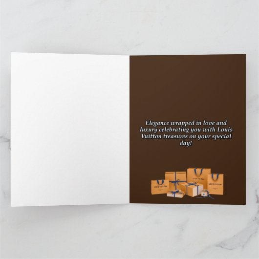 De luxe verjaardag van een mooie vrouw kaart (Binnen)