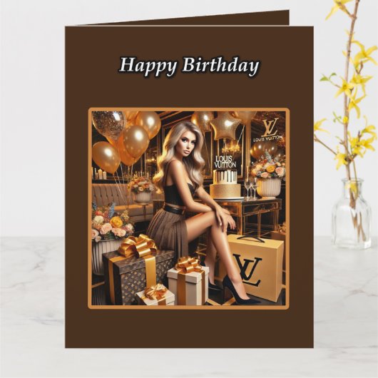 De luxe verjaardag van een mooie vrouw kaart (Gele Bloem)