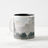 De Luxemburgse tuinen Tweekleurige Koffiemok (Voorkant links)