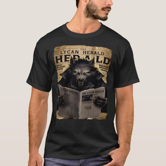 De Lycan Herald Kranteditie T-shirt (Voorkant)