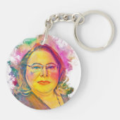 De Lynn Vance Show dubbelzijdige sleutelketen Sleutelhanger (Achterkant)