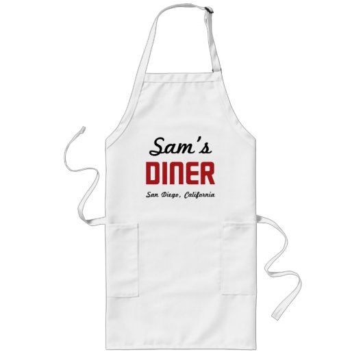 De Lyons Saga ~ Sam's diner Lang Schort (Voorkant)