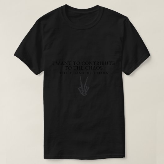 De Lyrics T shirt van de voorzijde (Design voorkant)