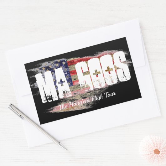 De Ma Goos Hang'em Hoge Sticker (Envelop)