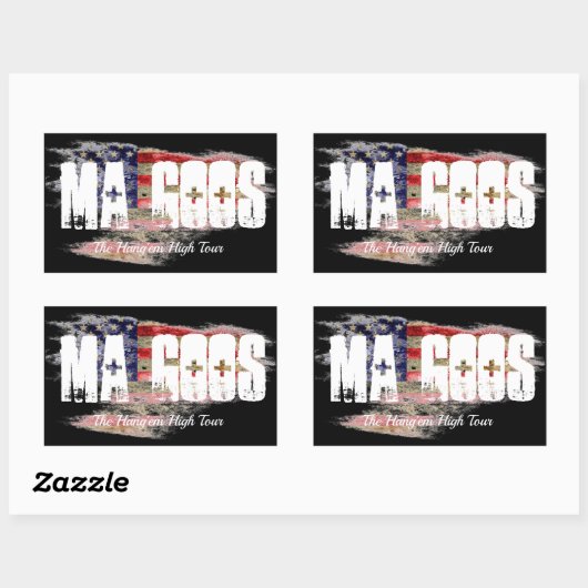 De Ma Goos Hang'em Hoge Sticker (Vel)